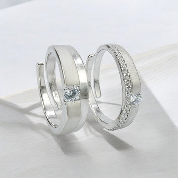 Silver Love Bands for Eternal Bonds