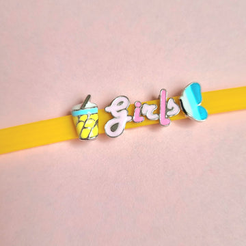 Sterling Silver Butterfly Wing Wristband for Girls
