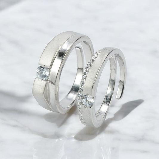 Silver Love Bands for Eternal Bonds