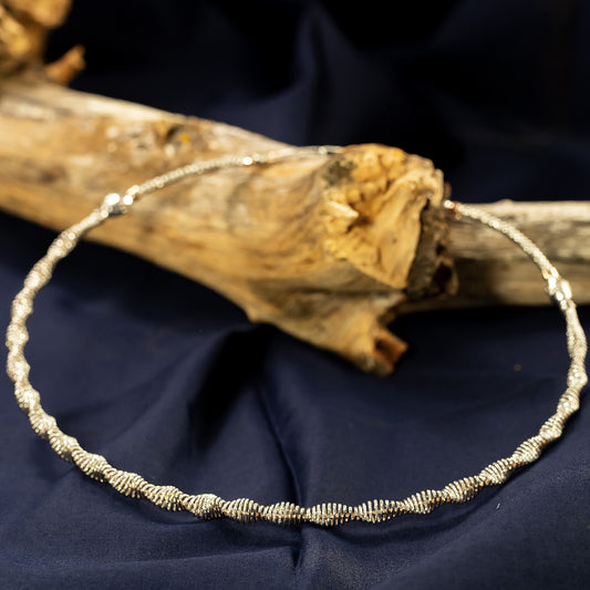 STERLING SILVER TWISTED CORD WOMEN'S CHAIN