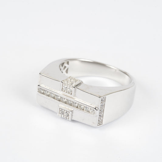 Sterling Silver Bloom Fashion Ring for Men