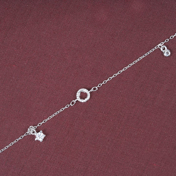 Silver Trendy Zircon Women’s Bracelet