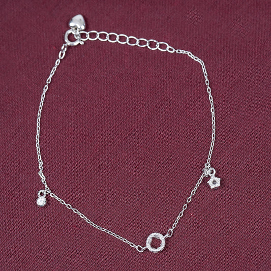 Silver Trendy Zircon Women’s Bracelet