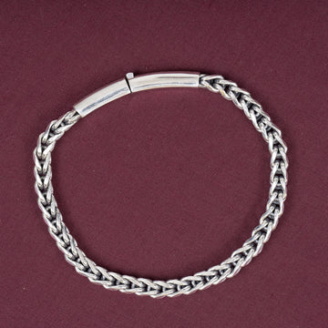 Sterling Silver Chivalrous Rope-Style Men’s Bracelet