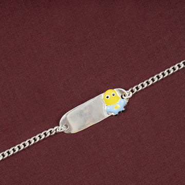 Sterling Silver Customizable Minion Motif Kids Bracelet
