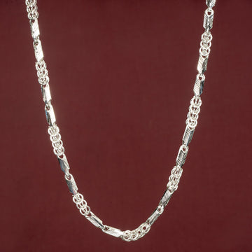Sterling Silver Indo-Italian Men’s Chain