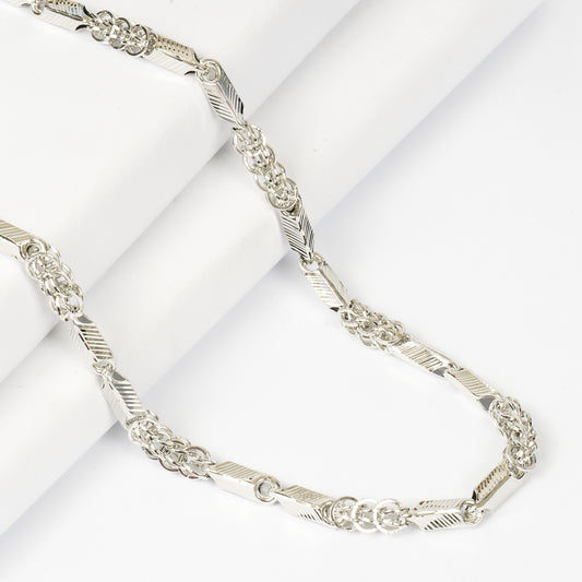 Sterling Silver Indo-Italian Men’s Chain