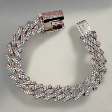 MEN'S CUBAN LINK ZIRCON BRACELET