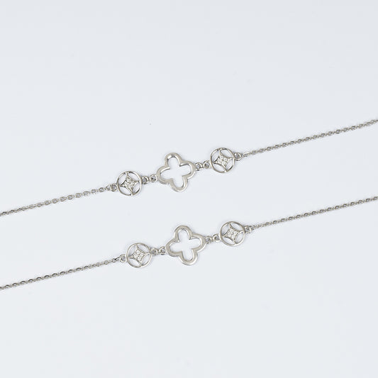 SILVER STERLING ELEGANZIA WOMEN ANKLET