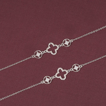 SILVER STERLING ELEGANZIA WOMEN ANKLET