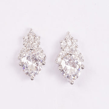 Dual-Side Solitaire & Pearl Silver